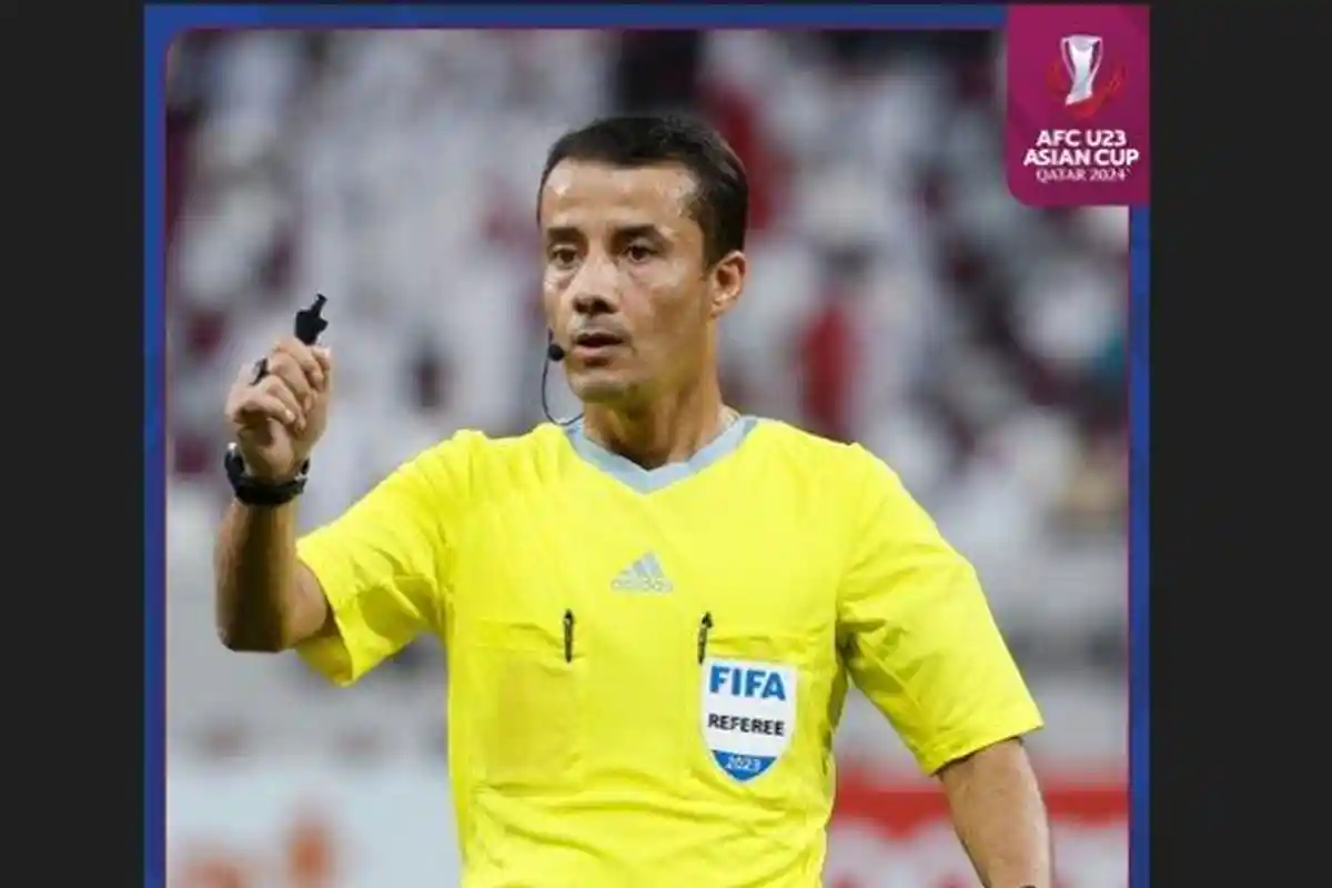 Sosok Nasrullo Kabirov Wasit Biang Kerok Laga Timnas U23 Indonesia vs Qatar, Akun Instagram Diserbu
