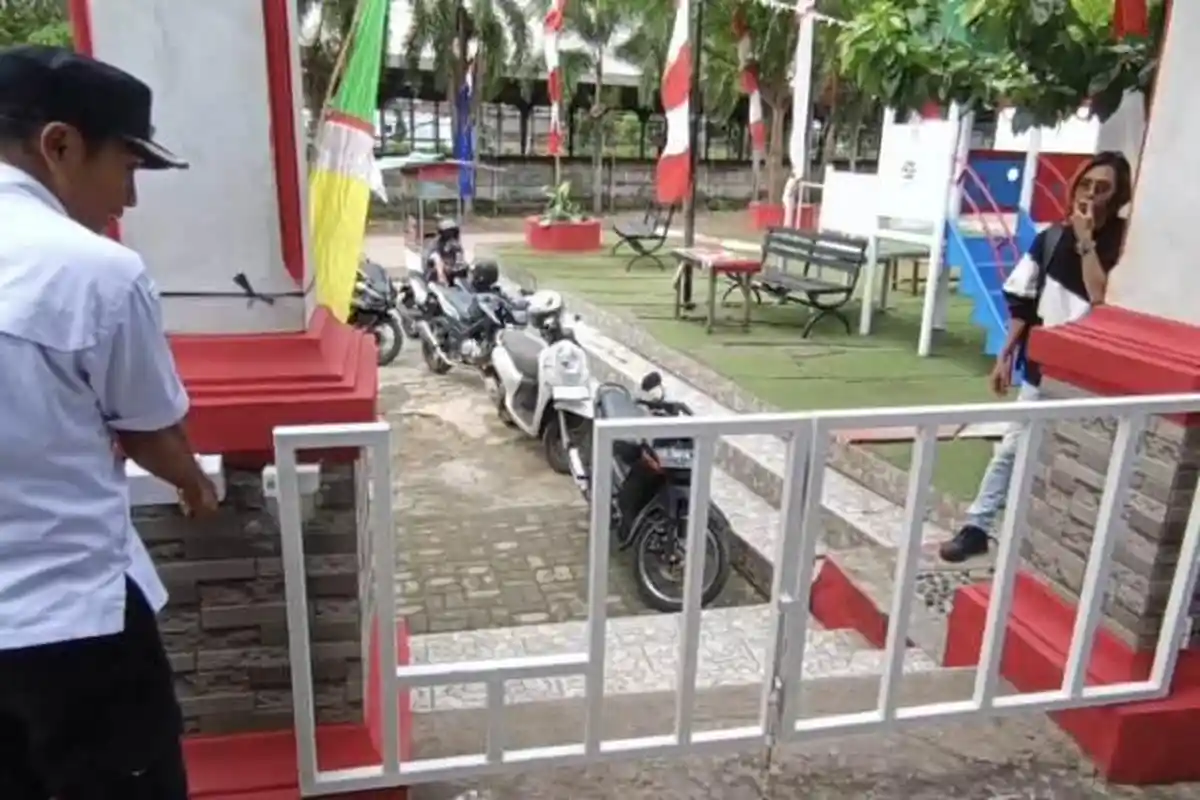 Portal Fingerprint Cegah Curanmor di Gunung Sari: yang Terdaftar yang Bisa Mengakses