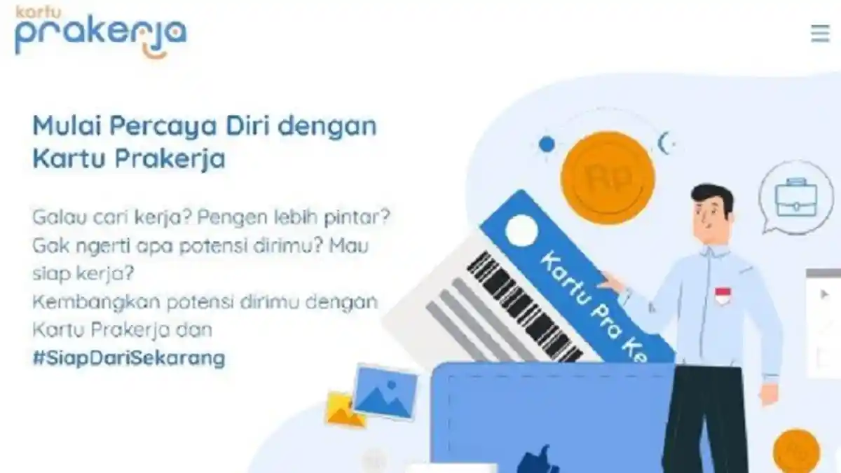 Ini Tanggal Pengumuman Hasil Seleksi Kartu Prakerja Gelombang I, Perhatikan Email & SMS Mulai Besok