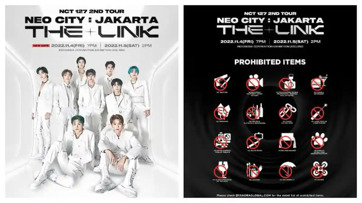 Konser NCT 127 Digelar Mulai Hari Ini, Berikut Hal-hal yang Harus Diperhatikan Pengunjung