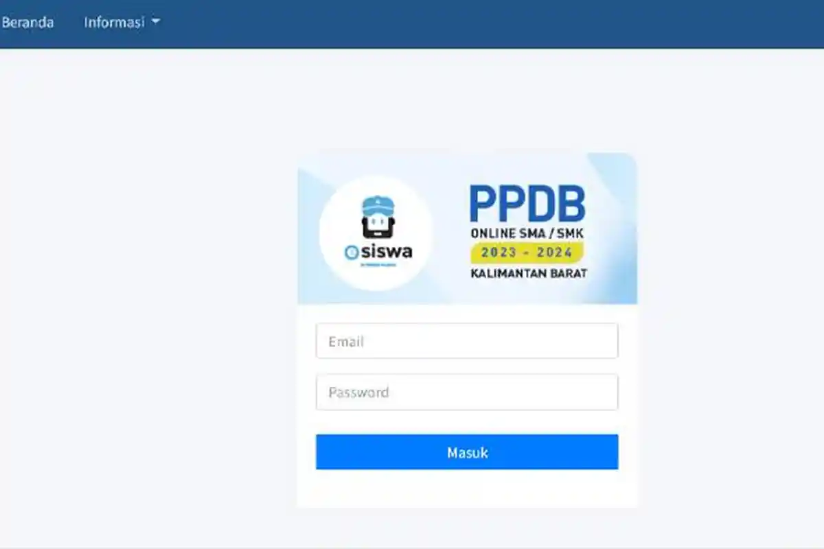 PPDB Kalbar 2023 Jenjang SMA SMK: Kuota, Jadwal, Syarat, Tata Cara Daftar di Link ppdbkalbar.com