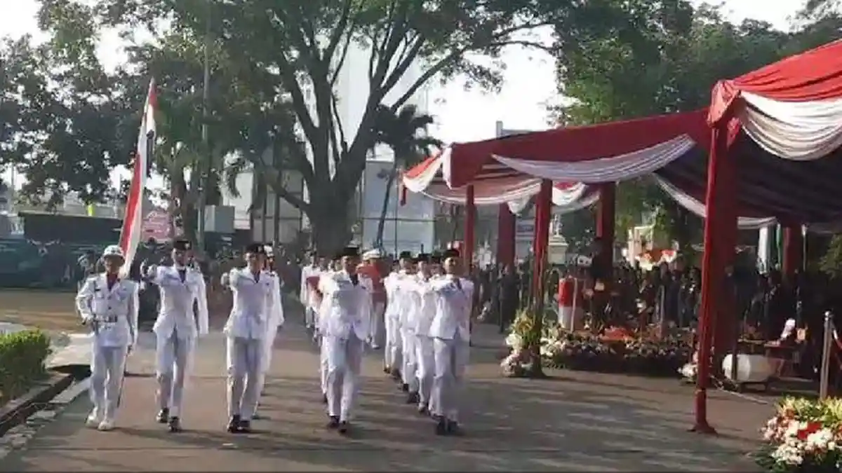 Paskibraka Kota Depok Sukses Jalankan Tugas Pengibaran dan Penurunan Bendera, Titip Merah Putih