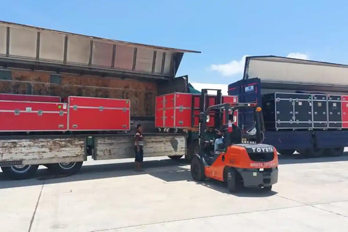 Logistik Pembalap MotoGP Mandalika 2023 Tiba di Lombok Mulai 3 Oktober