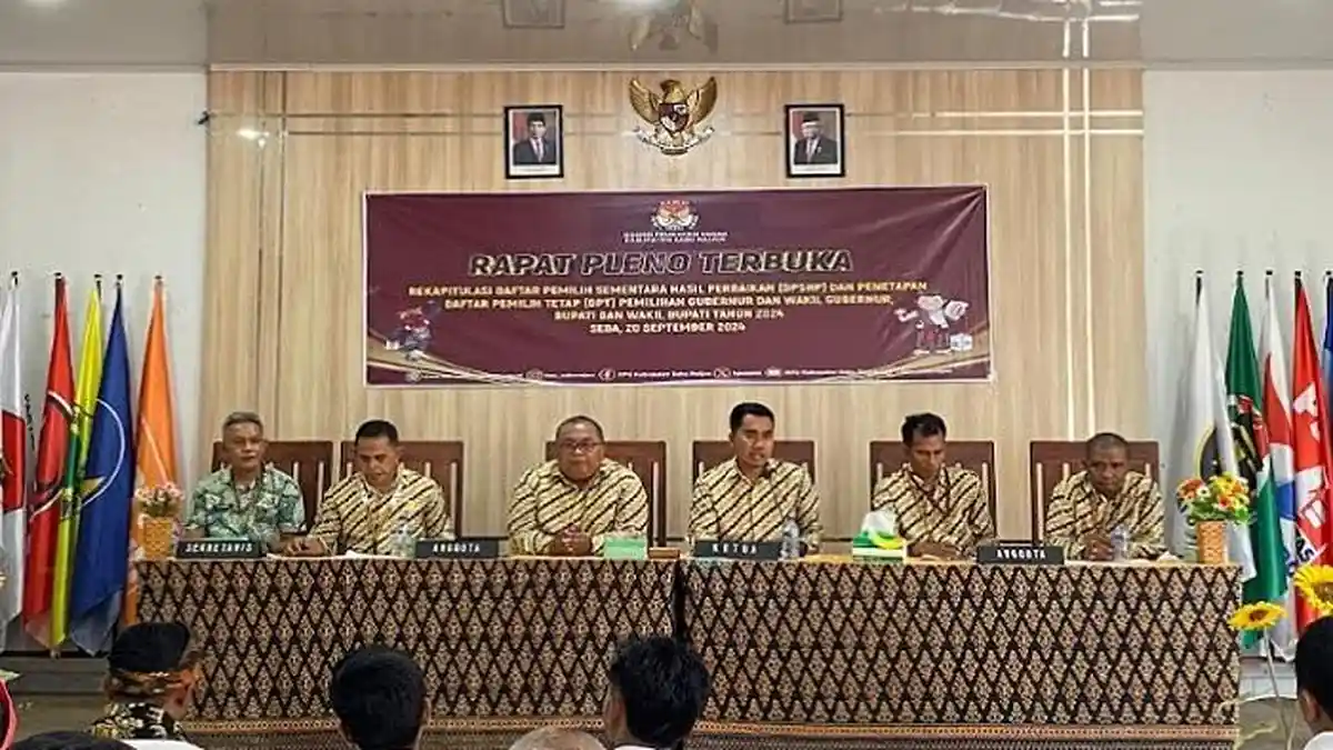 KPU Sabu Raijua Tetapkan 63.065 DPT Pilkada 2024