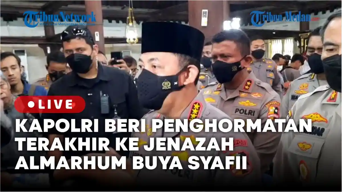 Kapolri Jenderal Listyo Sigit Beri Penghormatan Terakhir Kepada Jenazah Almarhum Buya Syafii Maarif