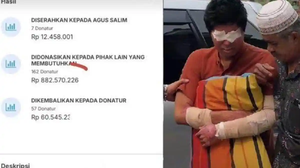 Apes Betul Nasib Agus Salim, Para Donatur Sepakat Berikan Uang Donasi Rp 12 Juta saja dari 1,5 M