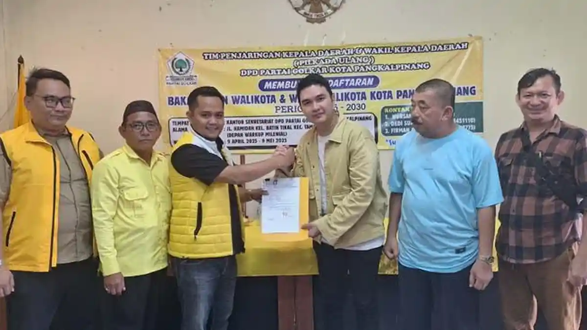 Pernah Digadang Maju di Belitung, Kini Aldi Taher Daftar ke Golkar, Mau Maju Pilkada Pangkalpinang