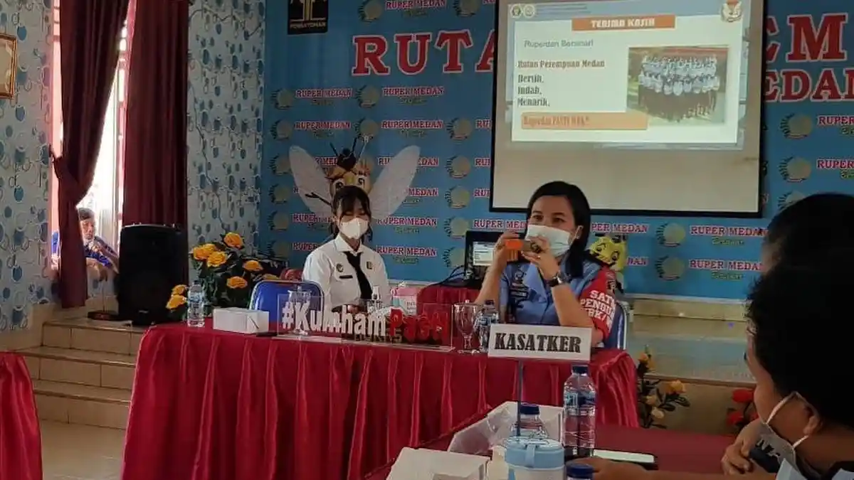 Raih Predikat WBK pada 2021, Rutan Perempuan Medan Kembali Dikunjungi Tim Zona Integritas