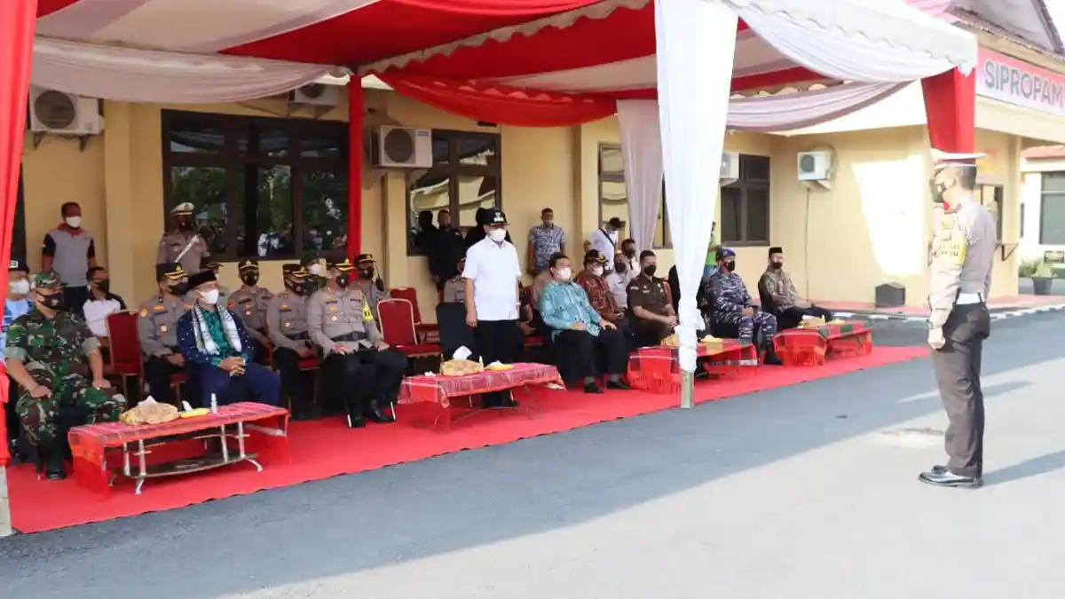 Ops Ketupat Toba 2022, Polres Tanjungbalai Siagakan Ratusan Personel Gabungan