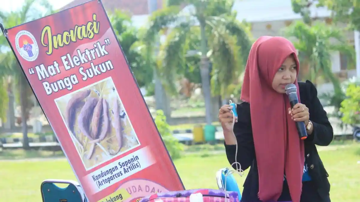Peserta Pemuda Inspiratif Temukan Obat Nyamuk Berbahan Bunga Sukun