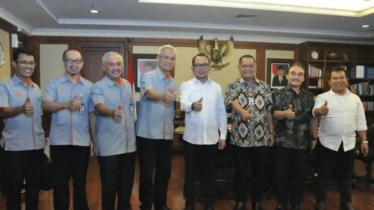 Kemenaker Bersama PT Pos Indonesia  Menjajaki Kerjasama Remitansi TKI
