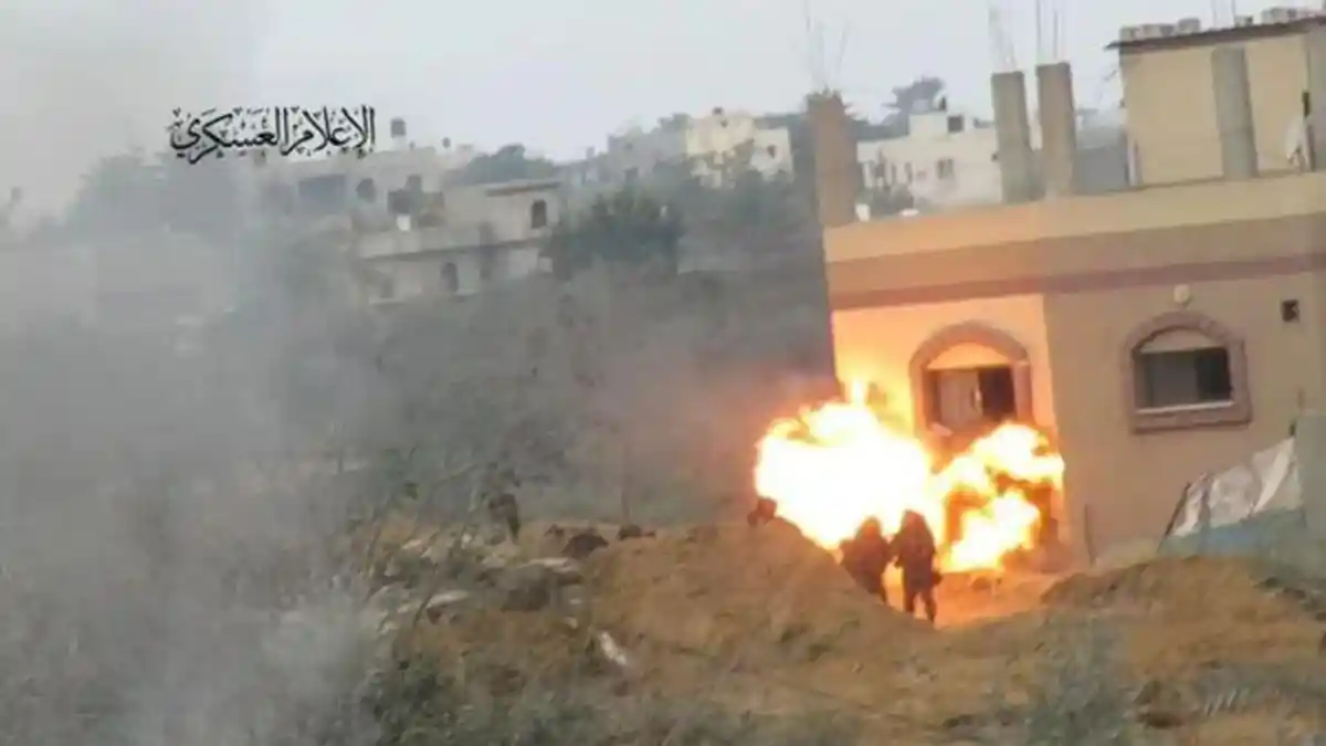 Brigade Al Qassam Kembali Beraksi, Pasukan Israel Dijebak di Rumah Berpeledak, IDF Bertumbangan