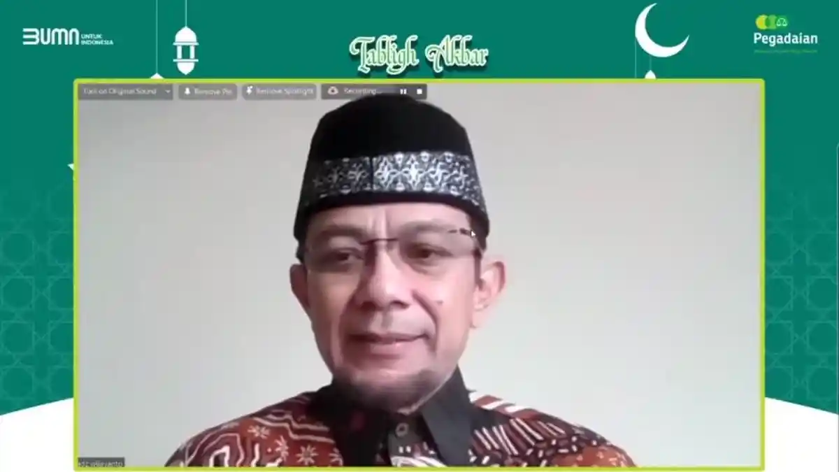 Pesan-pesan Ustaz Wijayanto di Tabligh Akbar Virtual Pegadaian: Jauhi Sifat Hasad dan Dengki