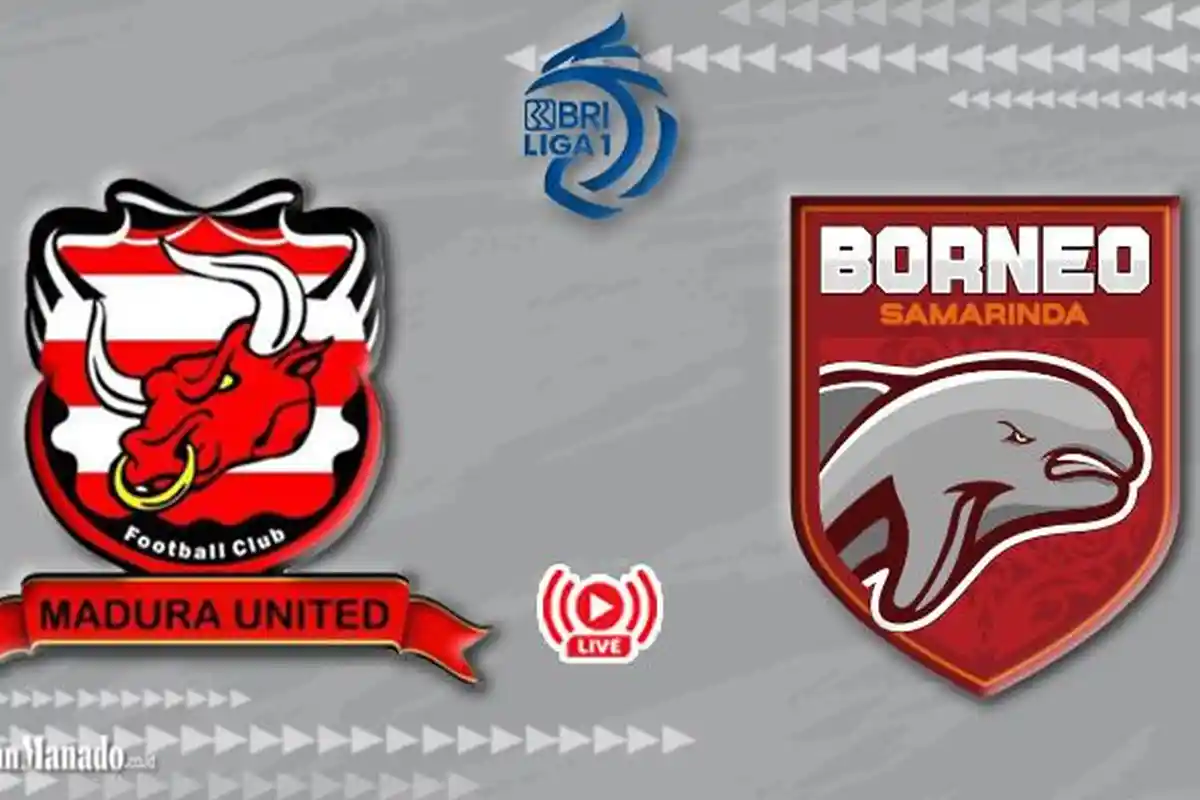 Live Madura United vs Borneo FC, Akses Gratis Link Streaming Liga 1 Disini