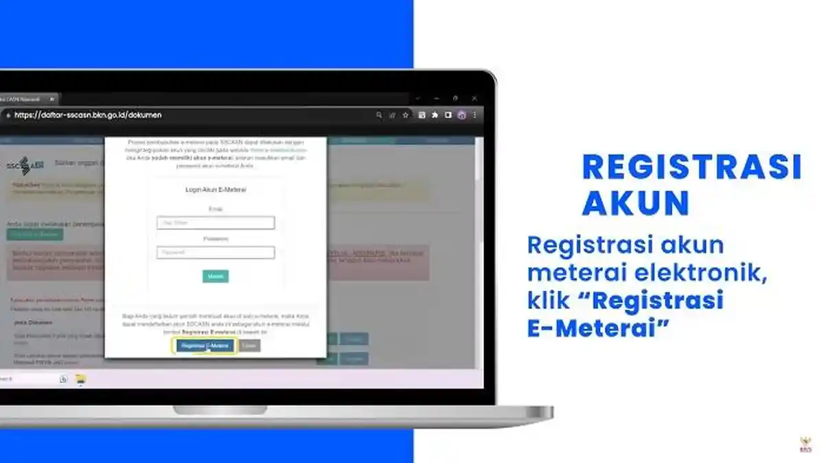 Cara Registrasi Akun E-Meterai untuk Daftar CPNS PPPK 2023