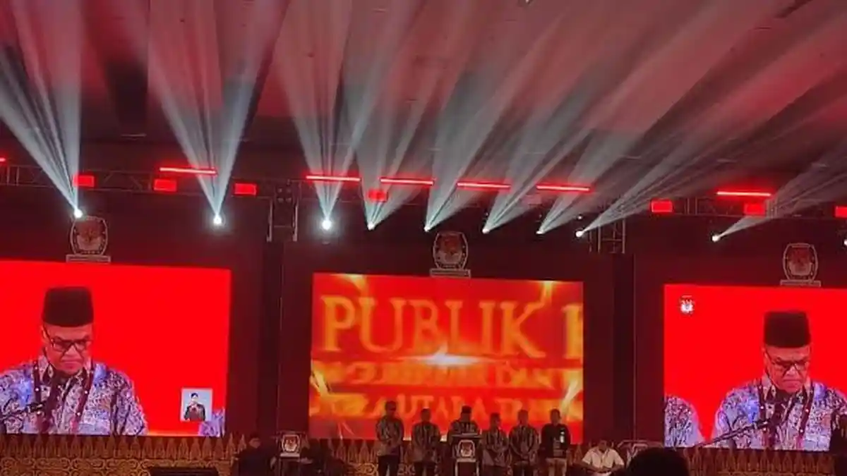 Buka Debat Calon Gubernur Sumut Kedua, Ketua KPU Ajak Masyarakat Cerdas Memilih