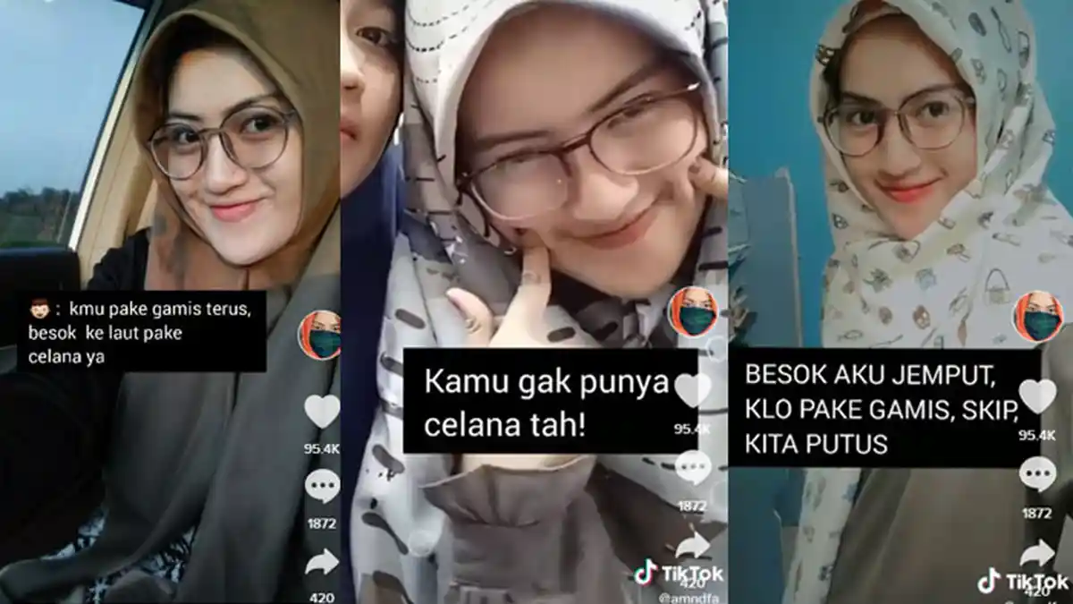 Viral Kisah Gadis Cantik Diputus Pacar Gara-gara Pakai Gamis, Ditinggal Karena Tolak Pakai Celana