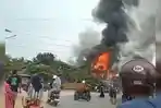 Anak Main Korek Api di Kamar, Rumah Papan Panggung di Muna Ludes Terbakar, Rugi Rp250 Juta