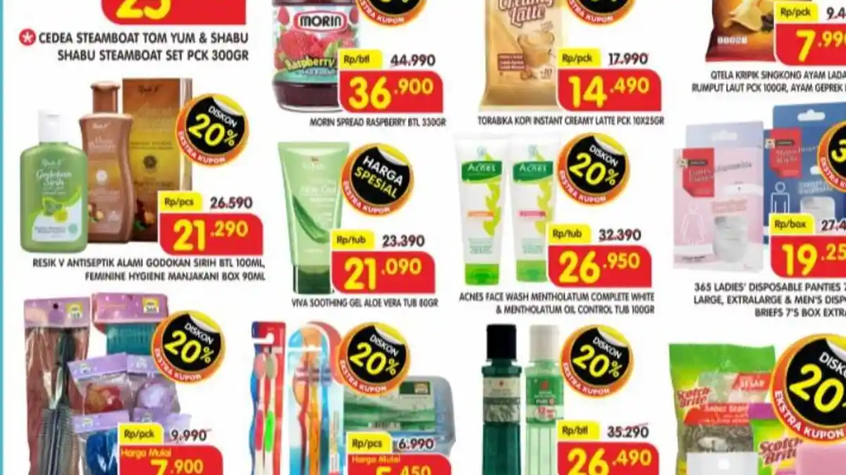 KATALOG Promo Superindo 14 Juni 2023, Produk Perawatan Banyak Diskonnya, Resik V Cuma Rp21.290