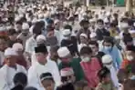 Sholat Idul Fitri Di Masjid Raya Al Arif Pasar Senen