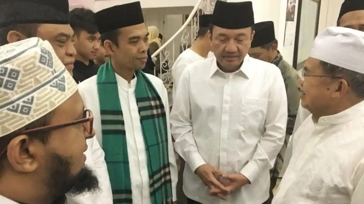 Untuk Pertama Kalinya Ketemu Wapres JK, Ini Pengakuan Mengejutkan Ustadz Abdul Somad