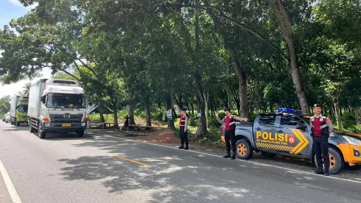 Satuan Samapta Polres Tulangbawang Intensifkan Patroli di Sejumlah Titik