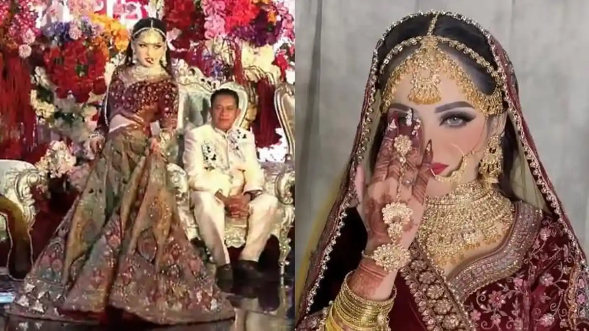Putri Isnari Joget India saat Resepsi Pernikahan Diikuti Para Tamu
