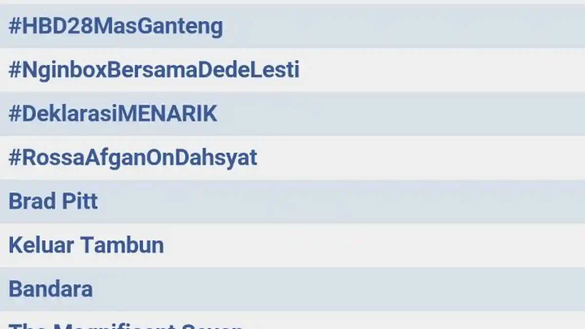 Prananda Paloh Ultah #HBD28MasGanteng Trending Topic