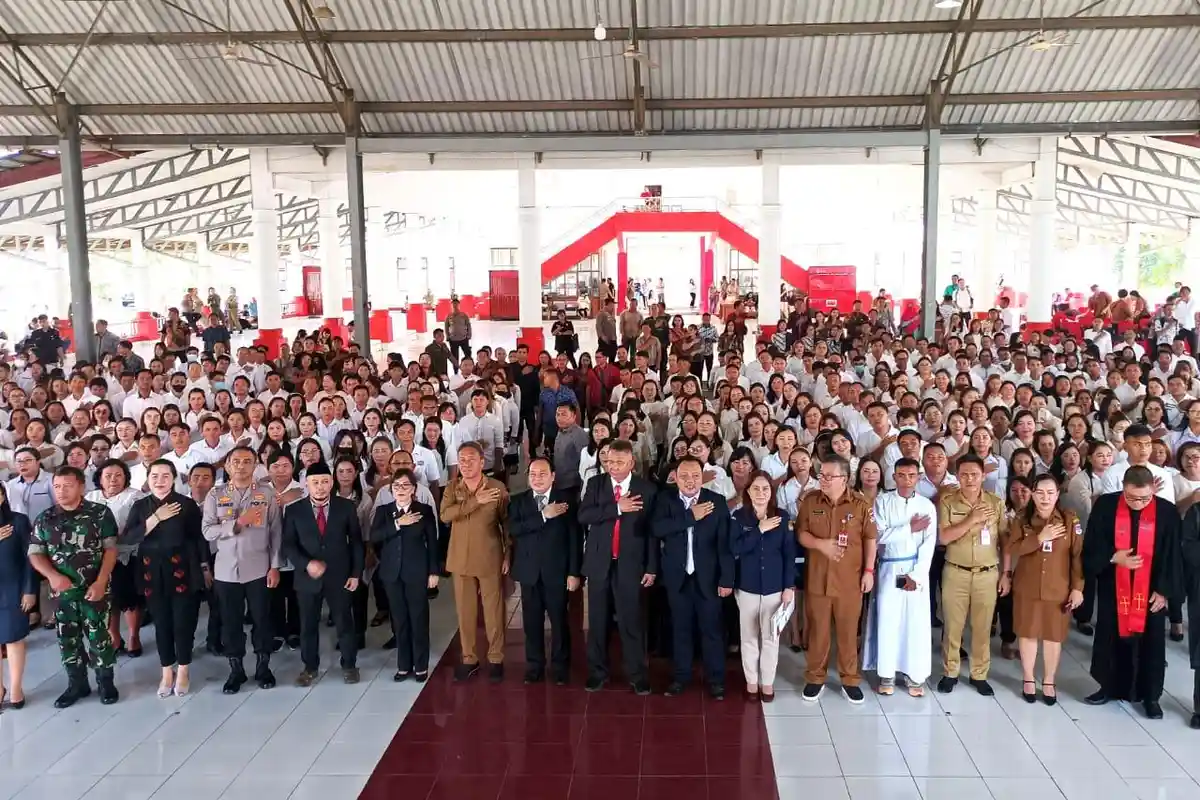 531 Anggota PPS Minsel Sulawesi Utara Dilantik, Franky Wongkar Ingatkan Netralitas dan Integritas