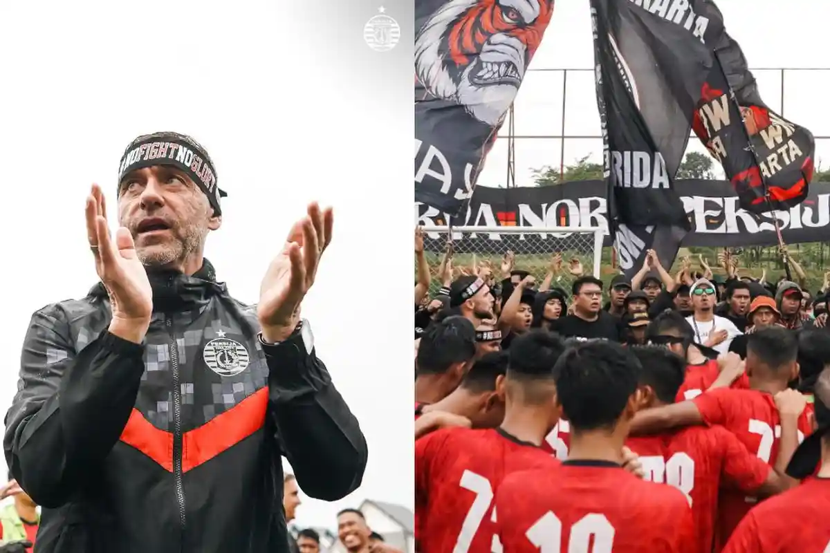 Jelang Lawan Persik Kediri, Sesi Latihan Persija Dapat Sorotan, Jakmania Beri Pesan Khusus ke 1 Nama
