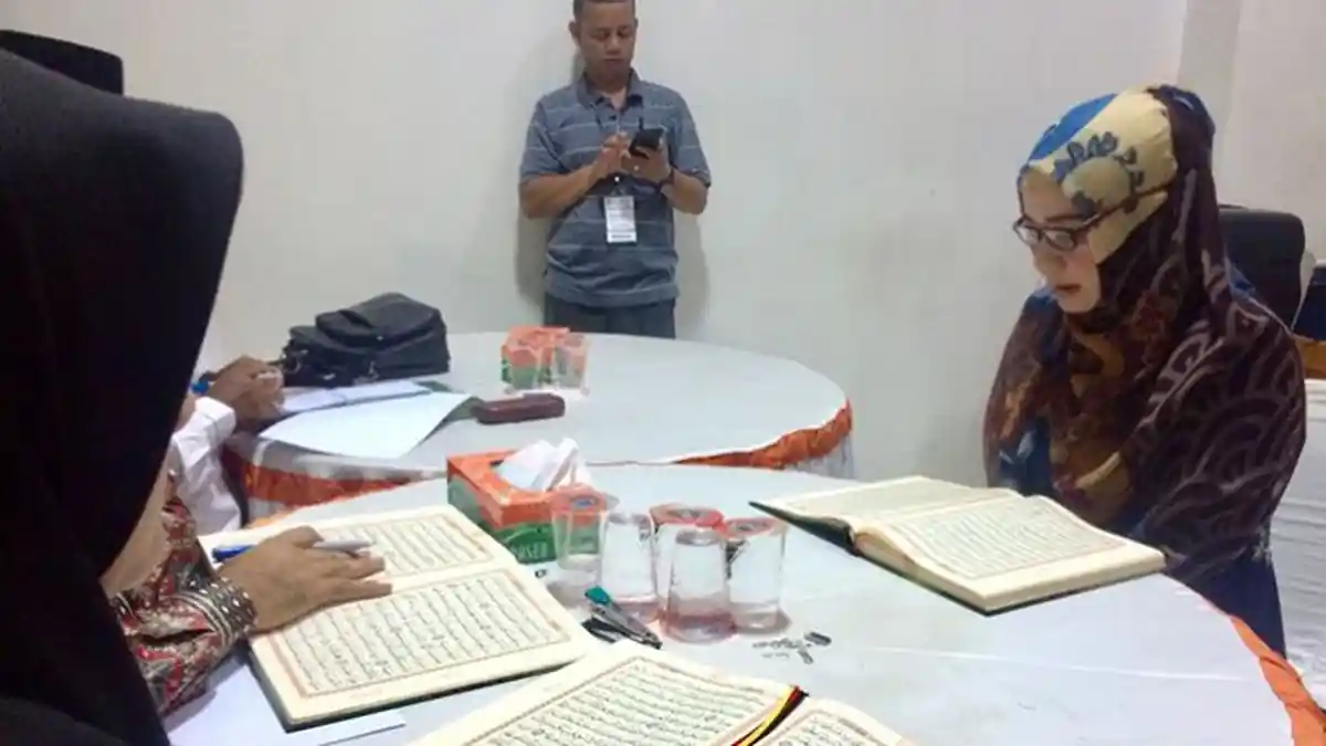 Istri Irwandi Yusuf, Darwati Abdul Gani Ikut Tes Baca Alquran di KIP Aceh