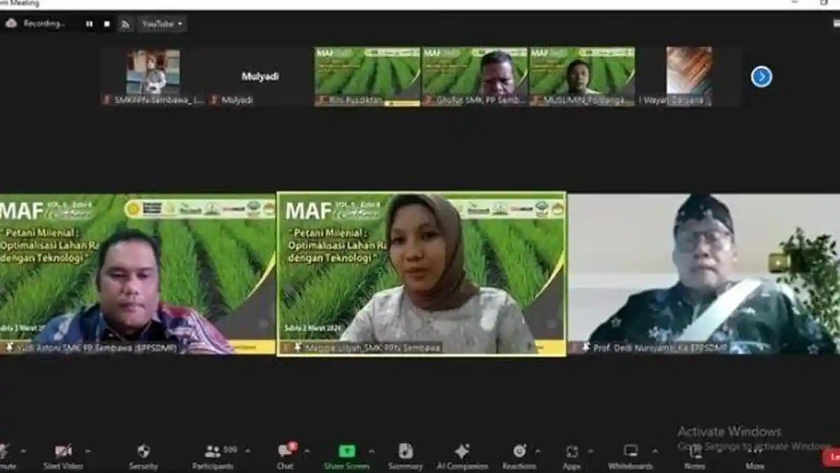 Kementan Ajak Generasi Muda dalam Program Optimalisasi Lahan Rawa