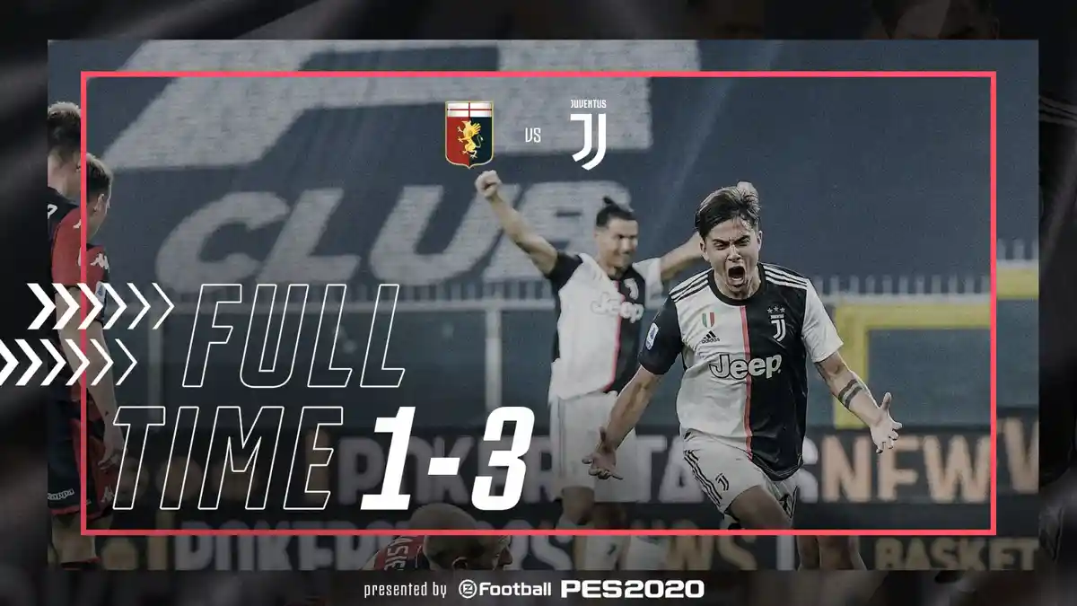 Hasil Liga Italia Genoa vs Juventus, Trio Costa - Dybala - Ronaldo Cetak Gol, Juventus Menang
