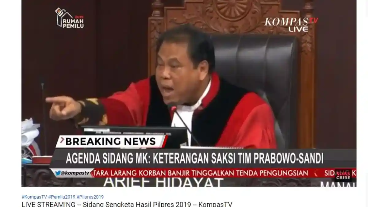 Hakim MK Beri Peringatan Bambang Widjojanto: Kalau Tidak Setop Saya Suruh Keluar