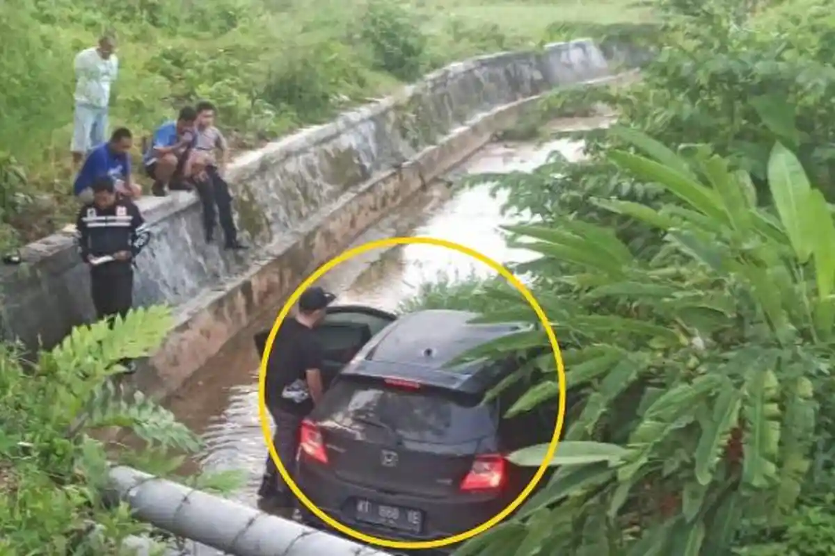 Kecelakaan Maut Hari Ini, Remaja Pengemudi Mobil Tewas, Mabuk Lalu Tabrak Pohon dan Terjun ke Parit