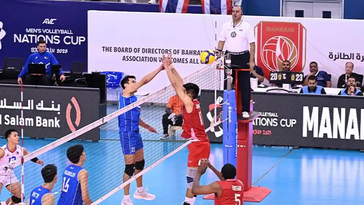 Hasil SEA V League 2025 Putra Leg 2: Thailand vs Kamboja Set Pertama