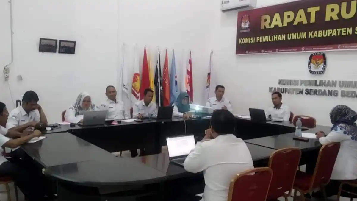 KPU Tetapkan DPT Pemilu 2024 di Kabupaten Sergai Sebanyak 482.433 Pemilih
