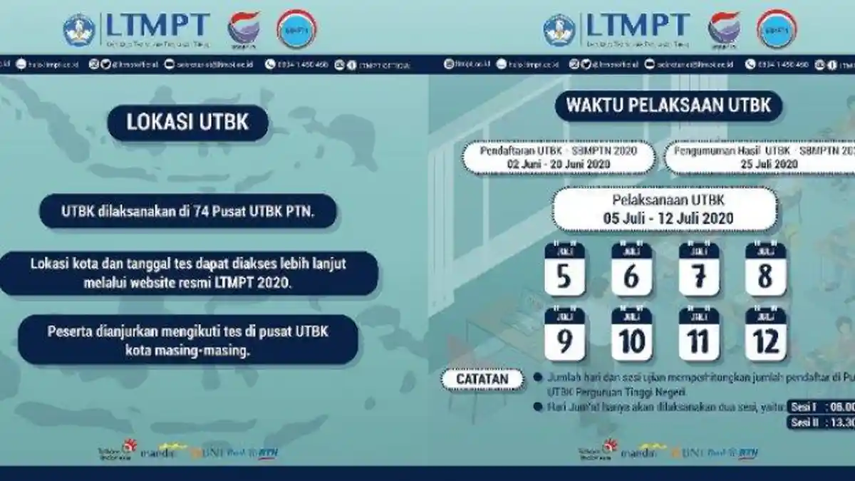 PERHATIKAN Hal-hal Berikut Ini saat Ikut UTBK-SBMPTN 2020