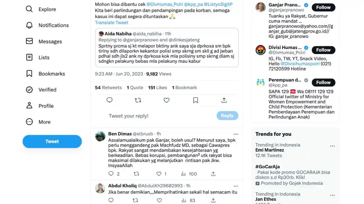 Anaknya Disetubuhi Ayah Tiri, Warga Gresik Mengadu ke Ganjar Pranowo