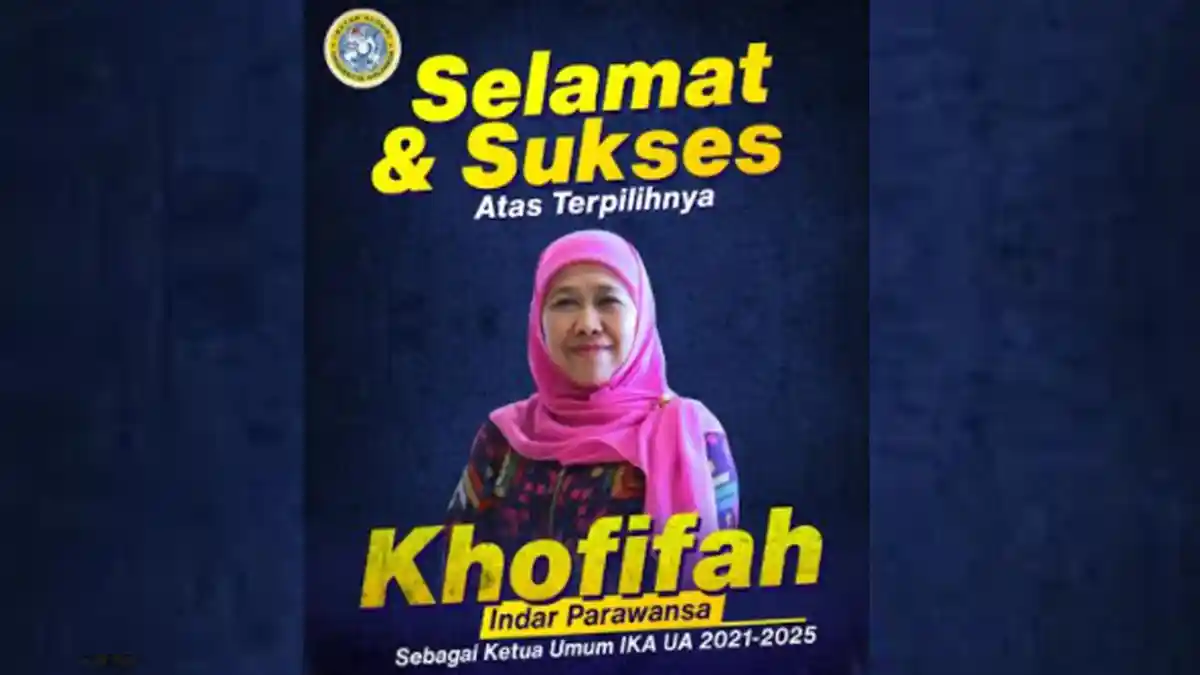 Khofifah Indar Parawansa Terpilih Menjadi Ketum IKA UA periode 2021-2025 Hasil Kongres