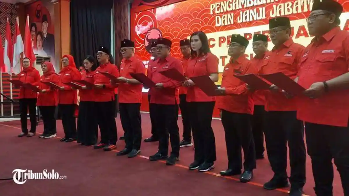 Kepengurusan Baru DPC PDIP Solo, Tokoh Senior di Luar Struktur Tetap Dilibatkan Ambil Keputusan