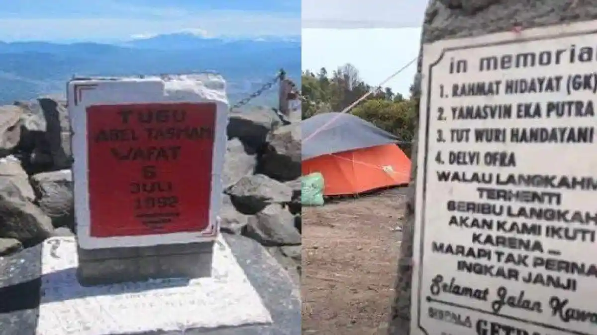 Sejarah Kelam 3 Tugu di Gunung Marapi, Simpan Kisah Pilu Kematian Pendaki Marapi