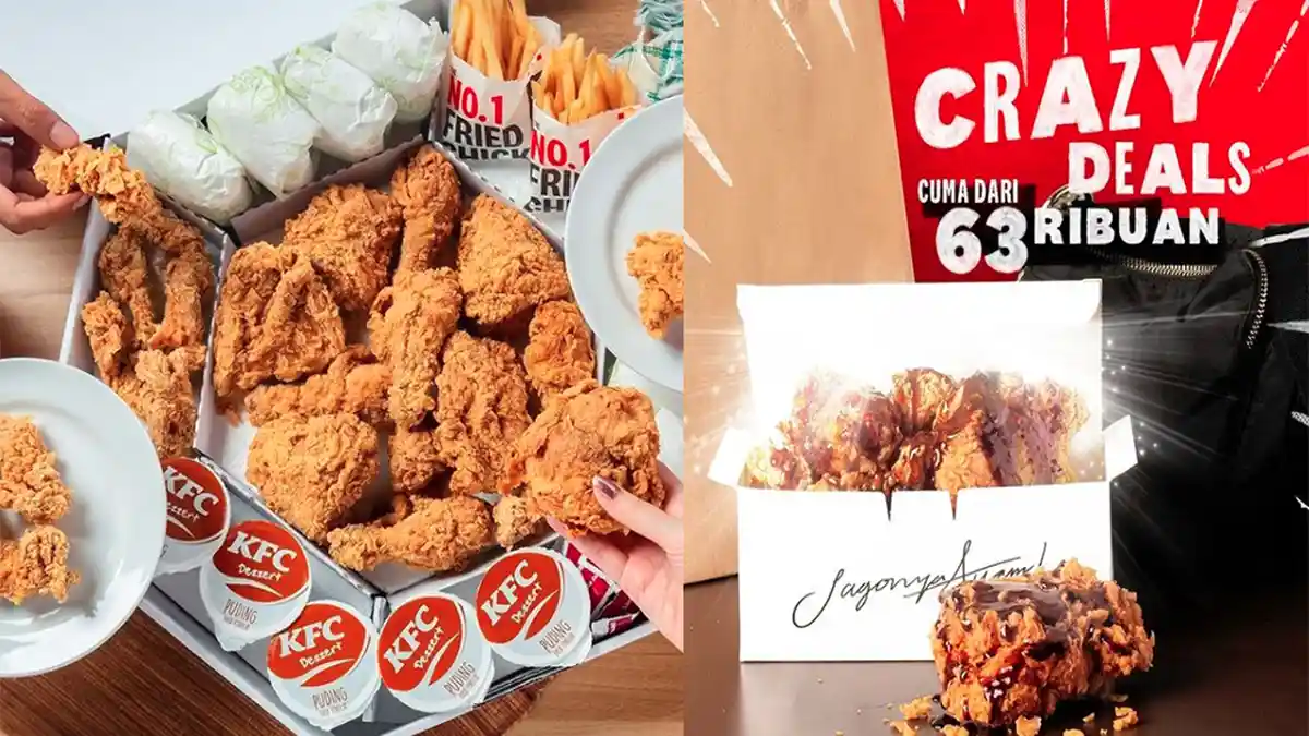 PROMO KFC Hari Ini 22 Juni 2021, Crazy Deals Grilled Soy Sauce & Mega Combo Ayam Goreng KFC Pudding