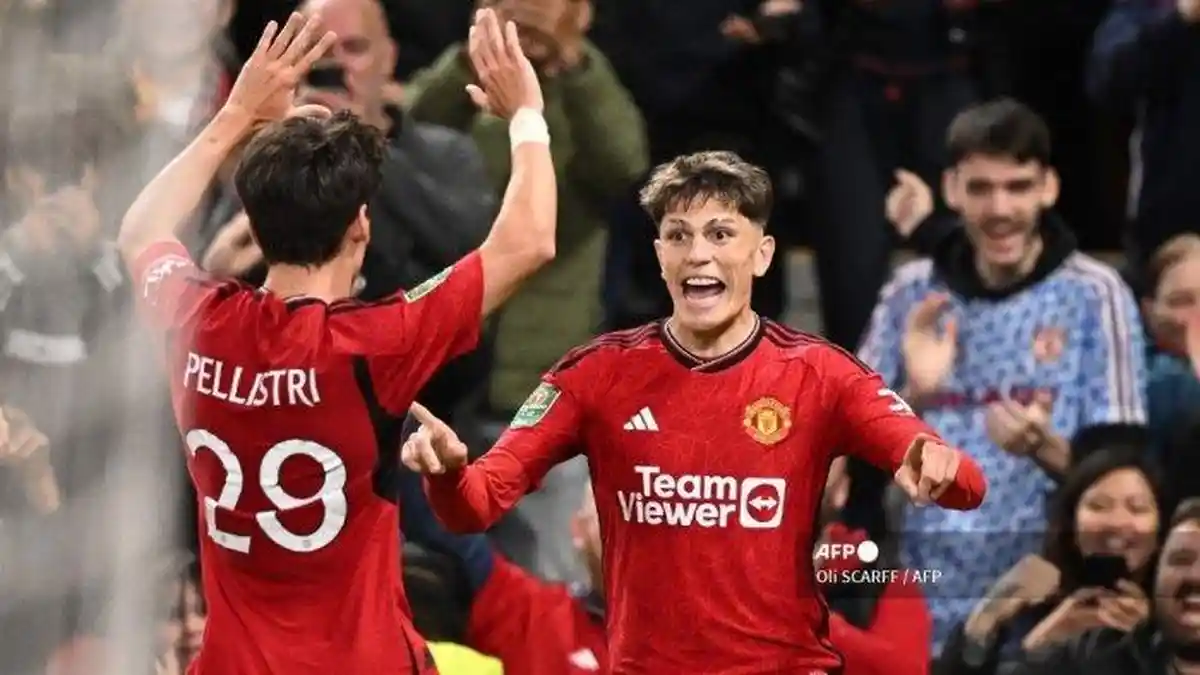 Hasil Manchester United vs Crystal Palace, Kompatriot Lionel Messi Cetak Gol