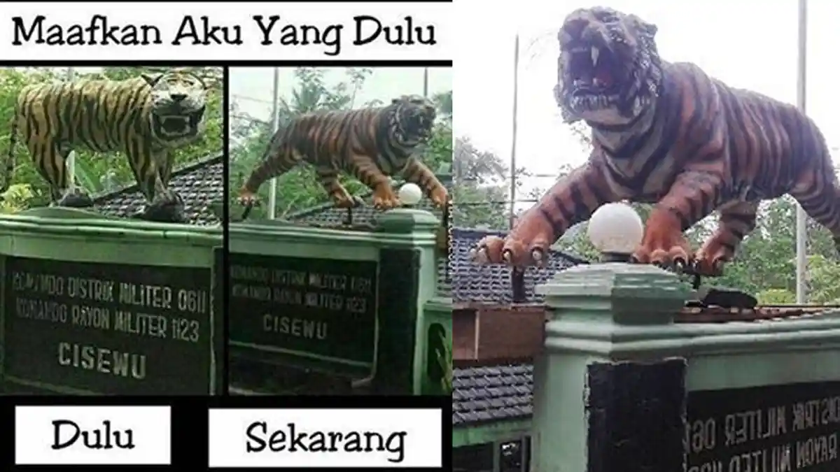 Maafkan Aku yang Dulu, Inilah Pengganti Macan Cisewu yang Viral, Kata Netizen Mending yang Dulu