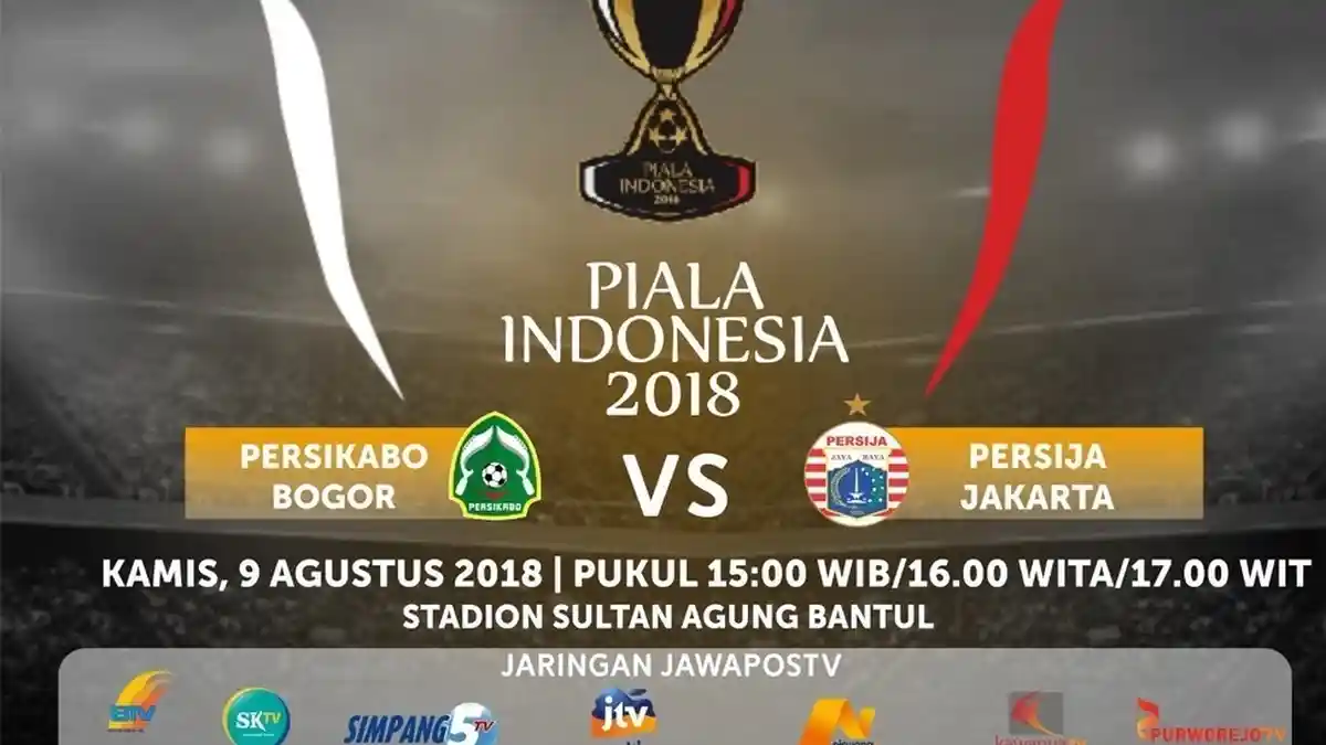 Persija Jakarta Sementara Unggul dari Persikabo di Babak Pertama