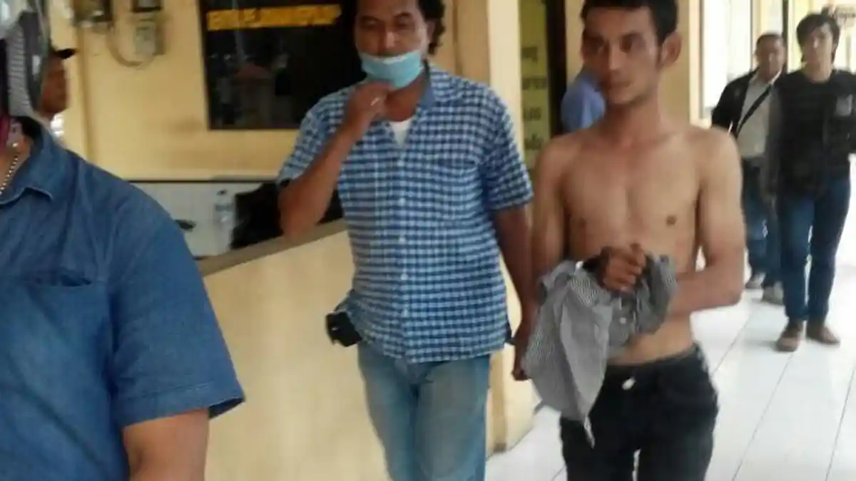Curi Motor yang Tergembok,  Pengangguran Dihajar Massa