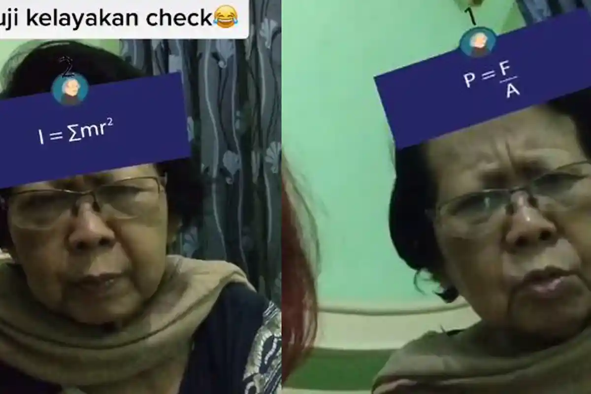 Viral, Nenek Ini dengan Mudah Menjawab Rumus Fisika, Warganet Kagum