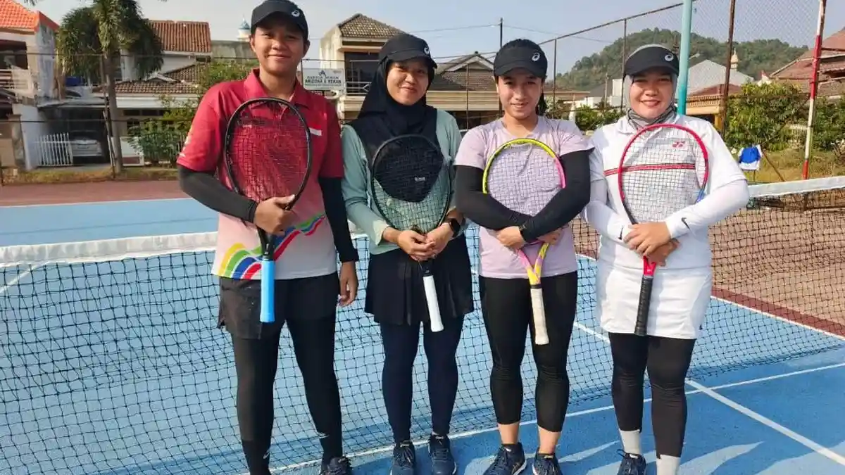Tim Tenis Putri Lampung Siap Jadi Kuda Hitam di PON 2024 - Tim-Tenis-PON-Putri-Lampung-11.jpg