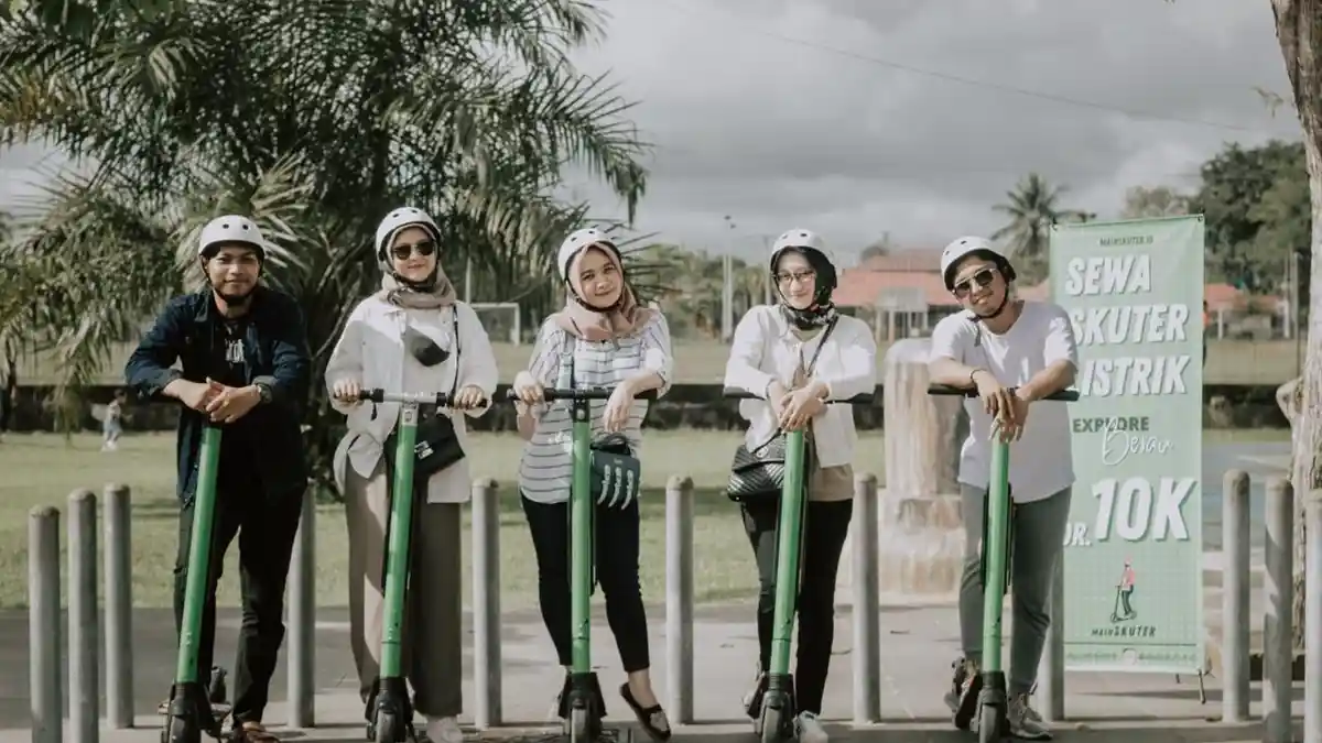 Sewa Skuter dan Keliling Tanjung Redeb, Jadi Hobi Baru bagi Para Kawula Muda di Berau